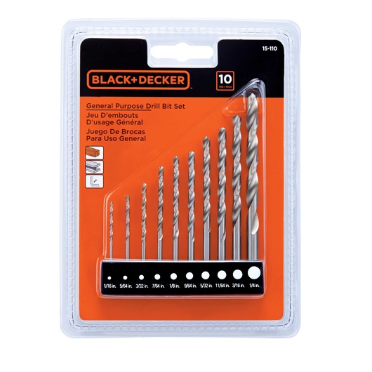 10-Piece General Purpose Drilling Set