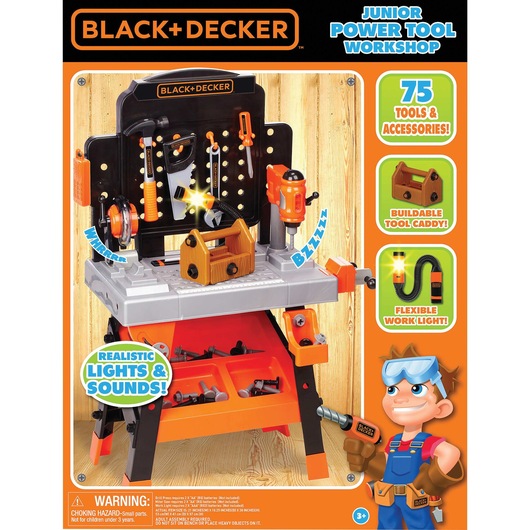 Junior Power Tool Workshop in cardboard packaging.