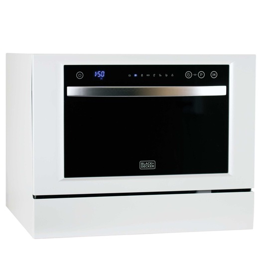 6 Place Setting Compact Countertop Dishwasher.