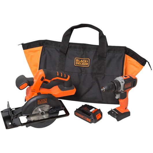 Lithium Ion Drill Driver Circular Saw Combo Kit.