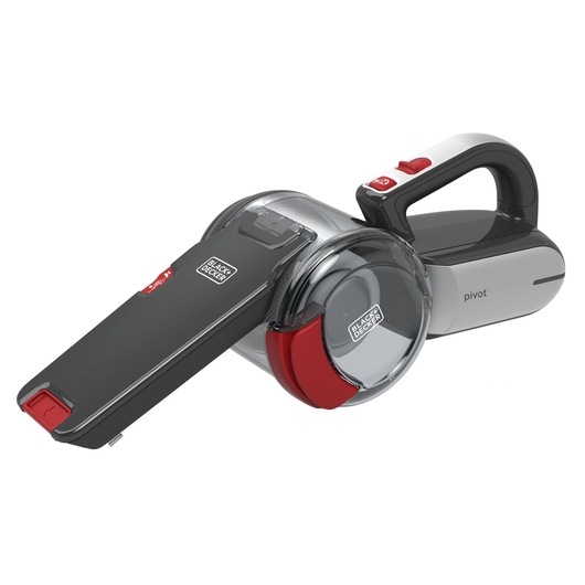 Profile of dust buster handheld vacuum.