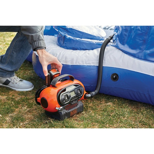 High pressure and high volume output feature of Multi Purpose Inflator.