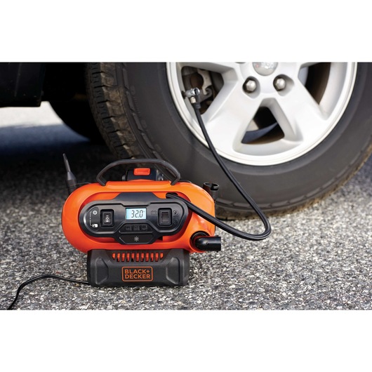 Digital gauge feature of Multi Purpose Inflator.