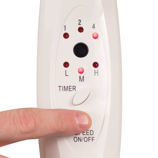 Convenient shut off timer feature of 16 Inch Stand Fan with Remote.
