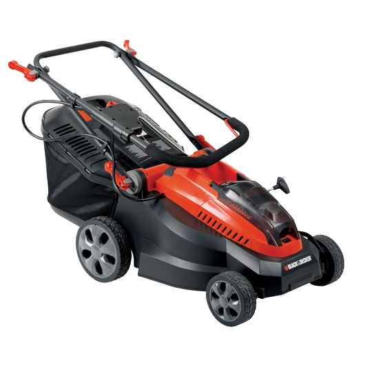 Folding handles feature of Lithium 16 inch Mower.