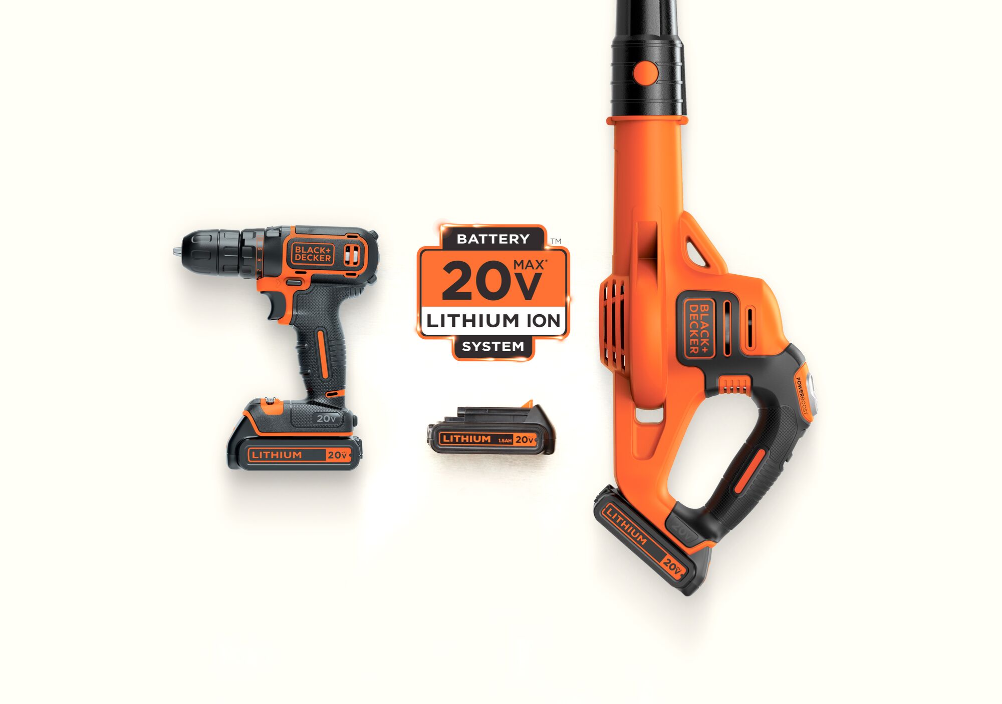 BLACK+DECKER 20VMAX Battery Lithium Ion System