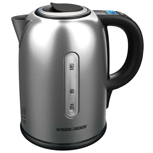 Digital cordless kettle stainless steel.