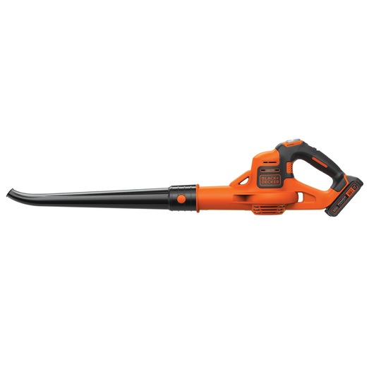Profile of 20 volt MAX Lithium POWERBOOST Sweeper.