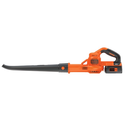 Profile of 40 volt max sweeper.