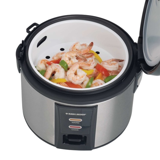 Profile of 12 cup rice cooker.