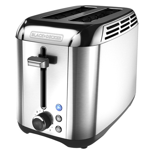 2 Slice Toaster Rapid Toast Stainless Steel.