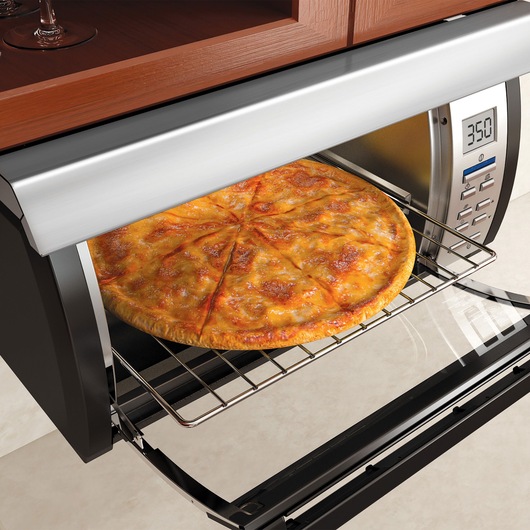 Baked pie in SpaceMaker under the cabinet 4 slice toaster oven.