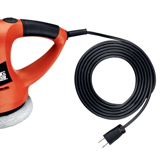 10 feet cord feature of 6 inch Random Orbit Waxer Polisher.